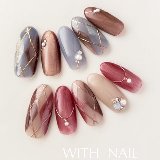 39))冬ネイル ハートネイル フレンチガーリー バレンタイン ネイルチップ フレンチガーリー ネイルチップ 量産型 チェック バレンタイン