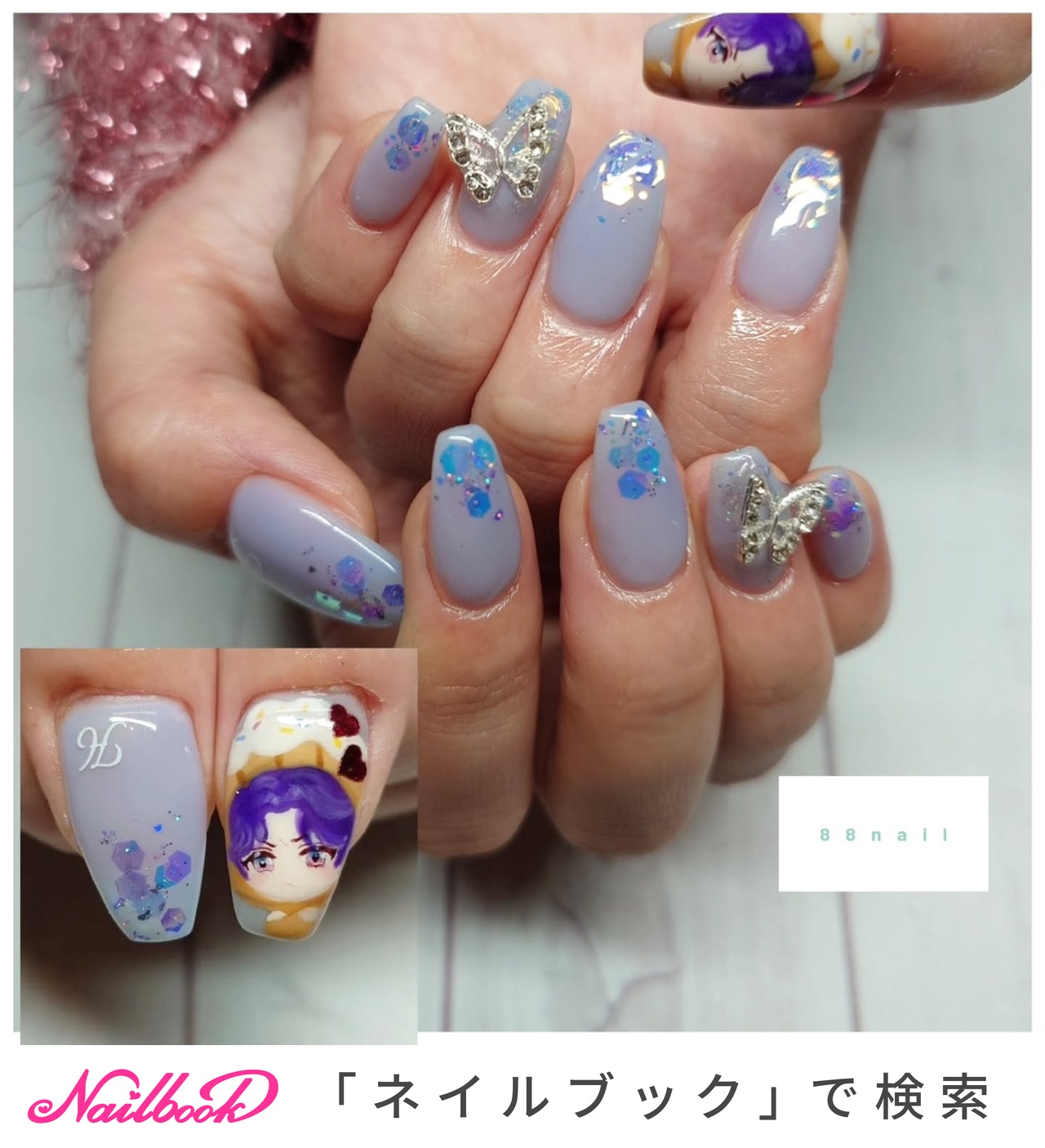 まいまい様専用EVER NAIL ネイルチップ3点 まいまい】EVERNAIL ネイル