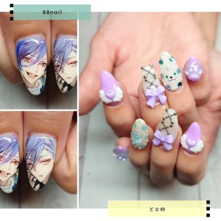 【ありさ】　ネイルチップ　痛ネイル　にじさんじ ありさ】 ネイルチップ 痛ネイル にじさんじ ありさか 痛ネイル