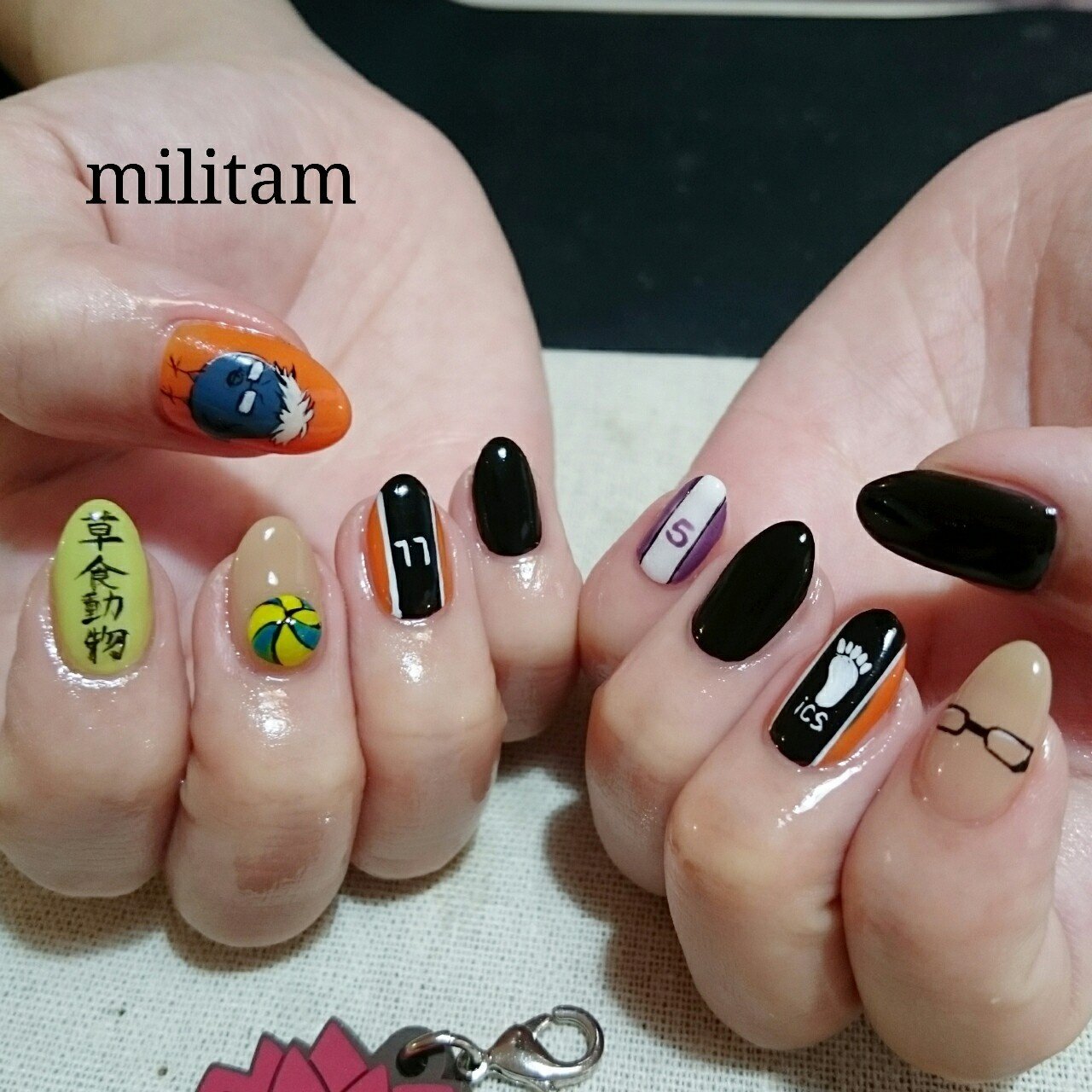 オールシーズン ライブ パーティー 女子会 ハンド ミリ Militamのネイルデザイン No ネイルブック