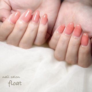 ネイルチップ 量産型 ワンホン グラデーション オレンジ ちゅるん #102 2494659345.jpg?1738229246