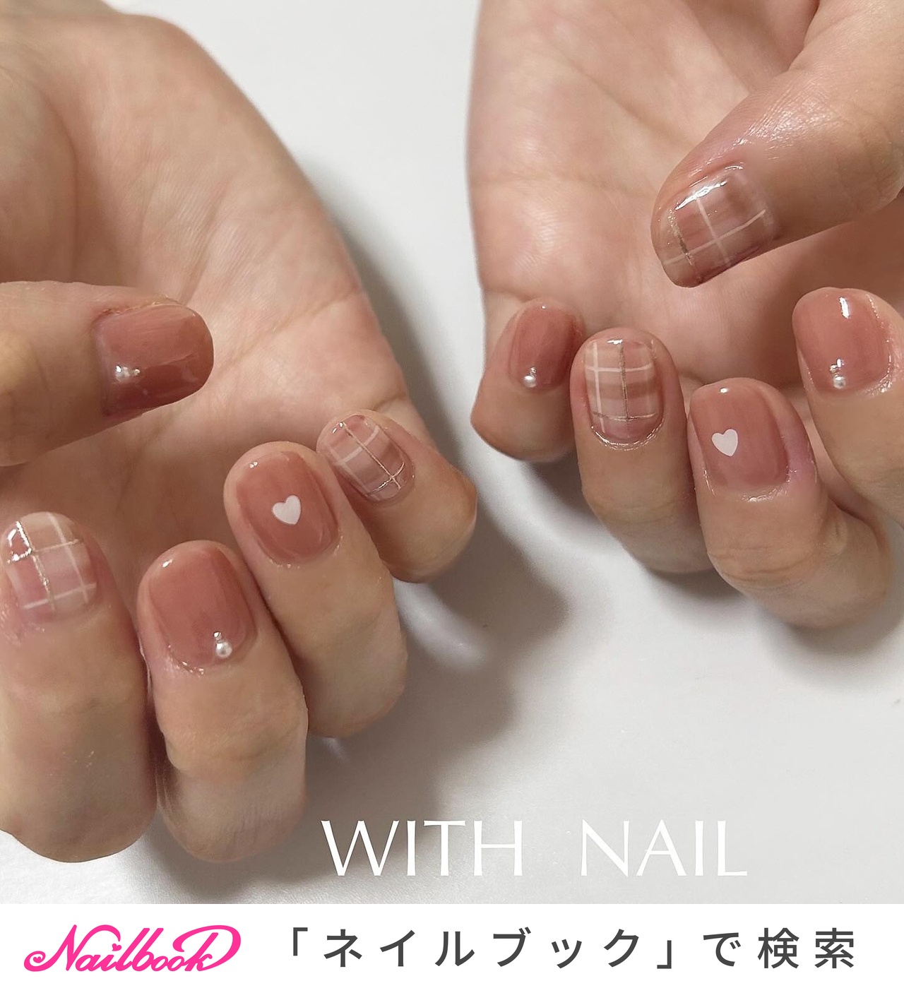 ハート/ミラーのネイルデザイン｜ネイルブック