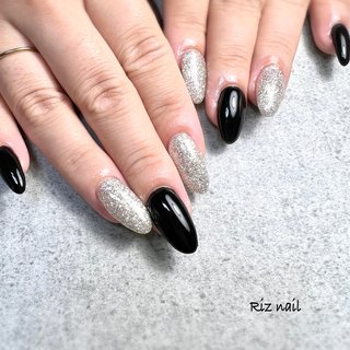 ネイル ブラックラメ☆ 楽天市場】☆スキニーフレンチネイル/ブラックラメ☆ブラック×極細