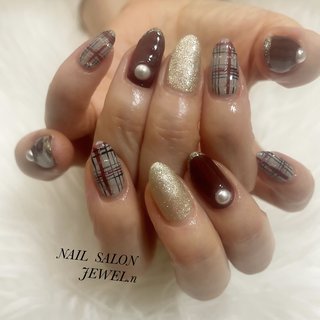 2025年】新着順｜秋/チェックのネイルデザイン｜ネイルブック