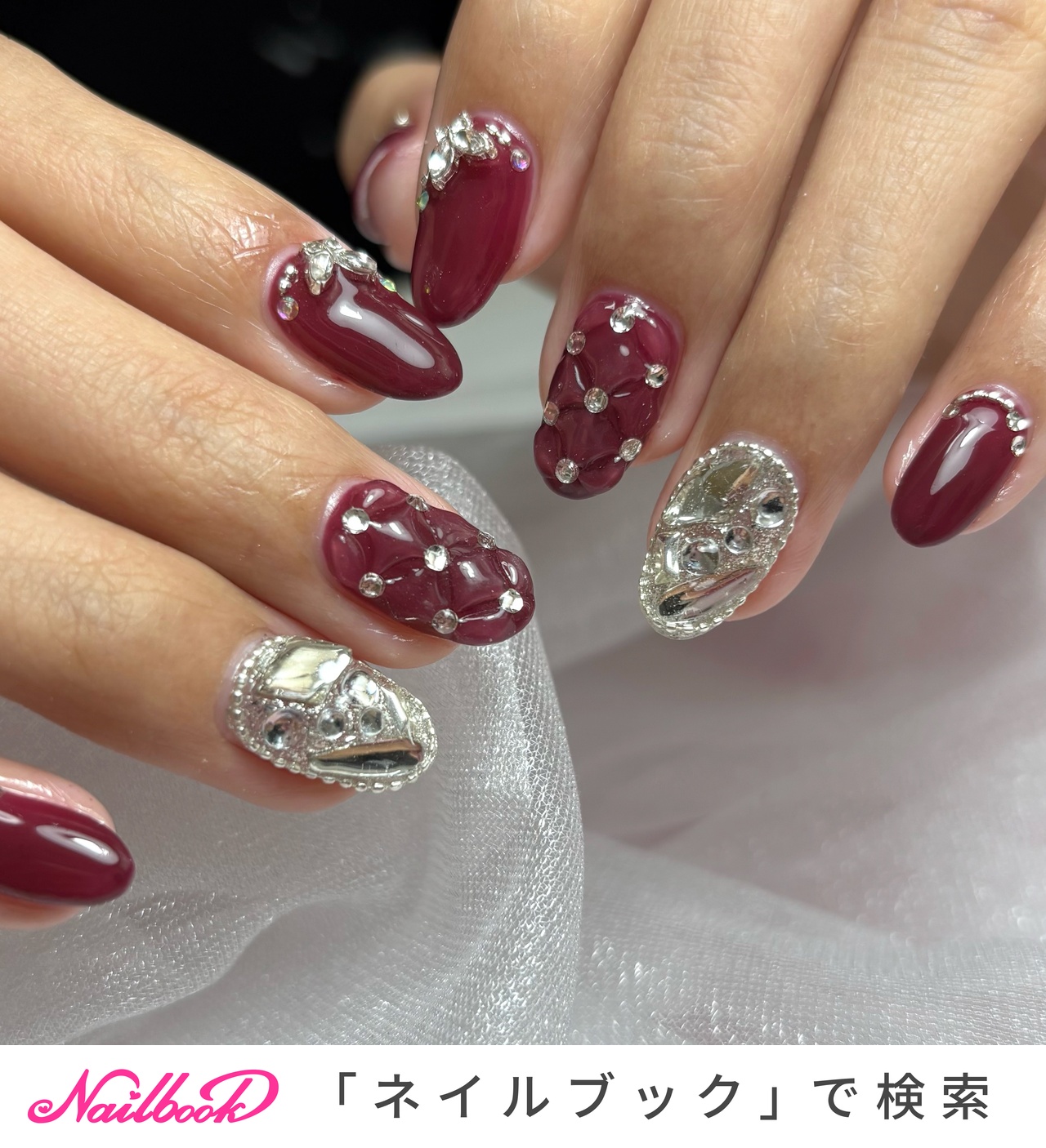 ネイルチップ ワンホン スタッズ ビジュー ラメ 1742556346.jpg?1669285818