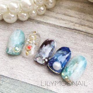 21年 新着順 フォスフォフィライトのネイルデザイン ネイルブック