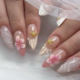 桜ネイル(桜)/#振袖ネイルのネイルデザイン｜ネイルブック