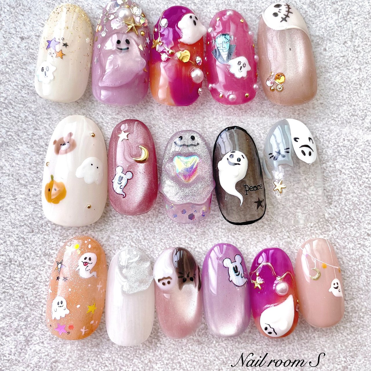 ネイルパーツ shiho ハロウィン/パーティー/デート/女子会/ハンド - Nailroom__S
