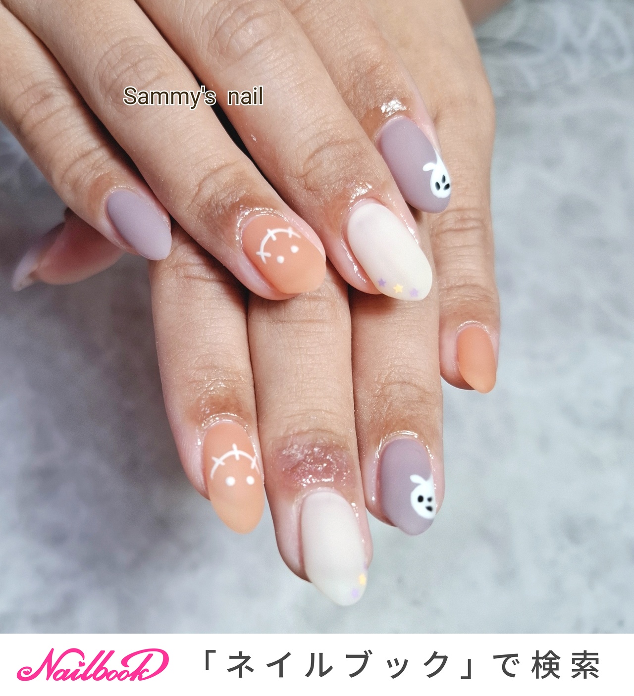痛ネイル/パープルのネイルデザイン(3ページ目)｜ネイルブック