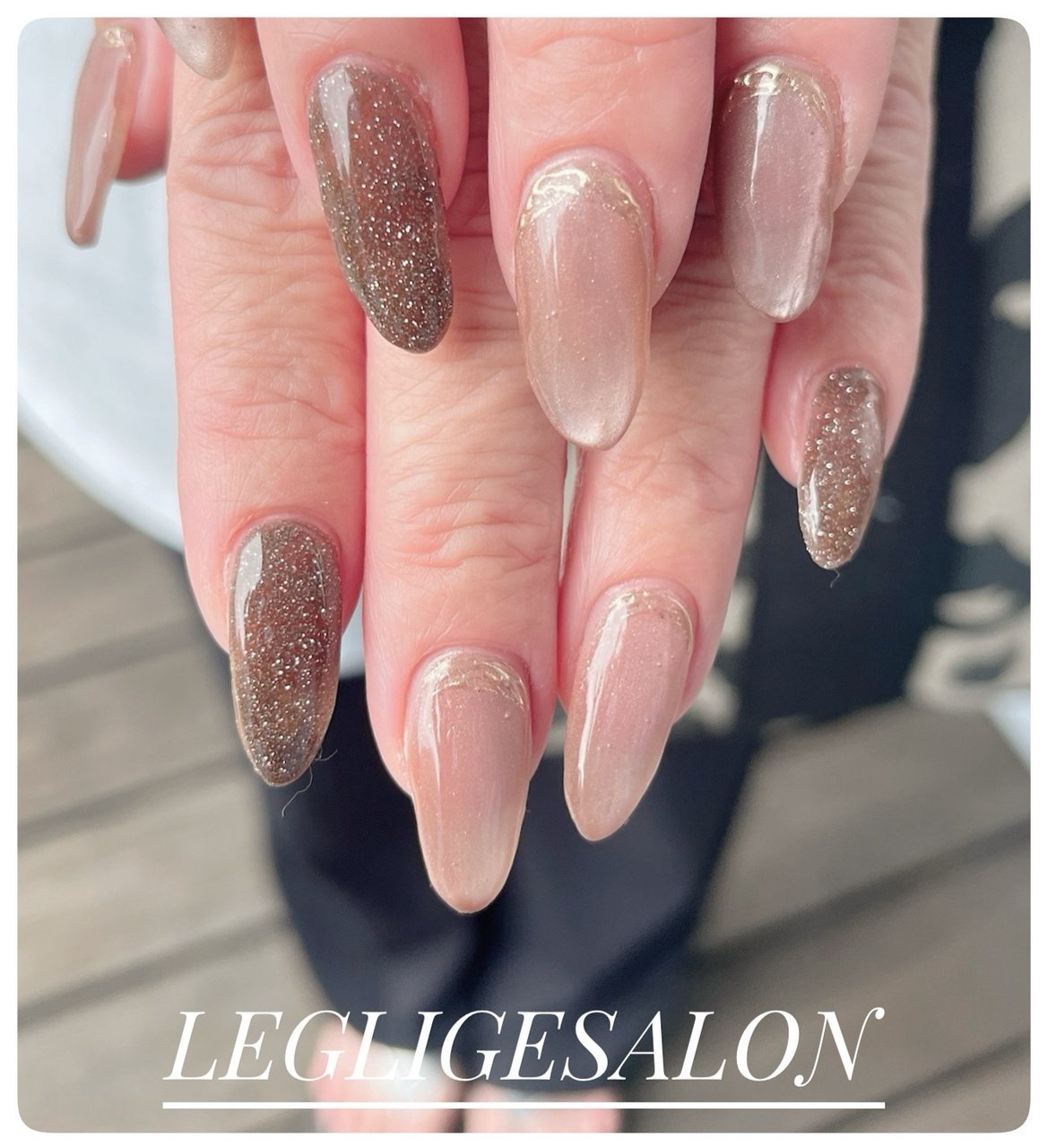 秋/ハンド/フラッシュ/マグネット/大人 - LEGLIGE SALONのネイル