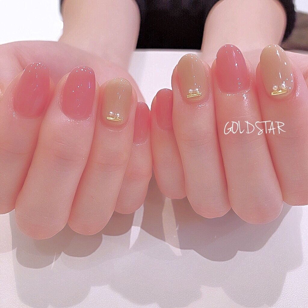 オールシーズン オフィス デート 女子会 ハンド Agloss Nailのネイルデザイン No ネイルブック