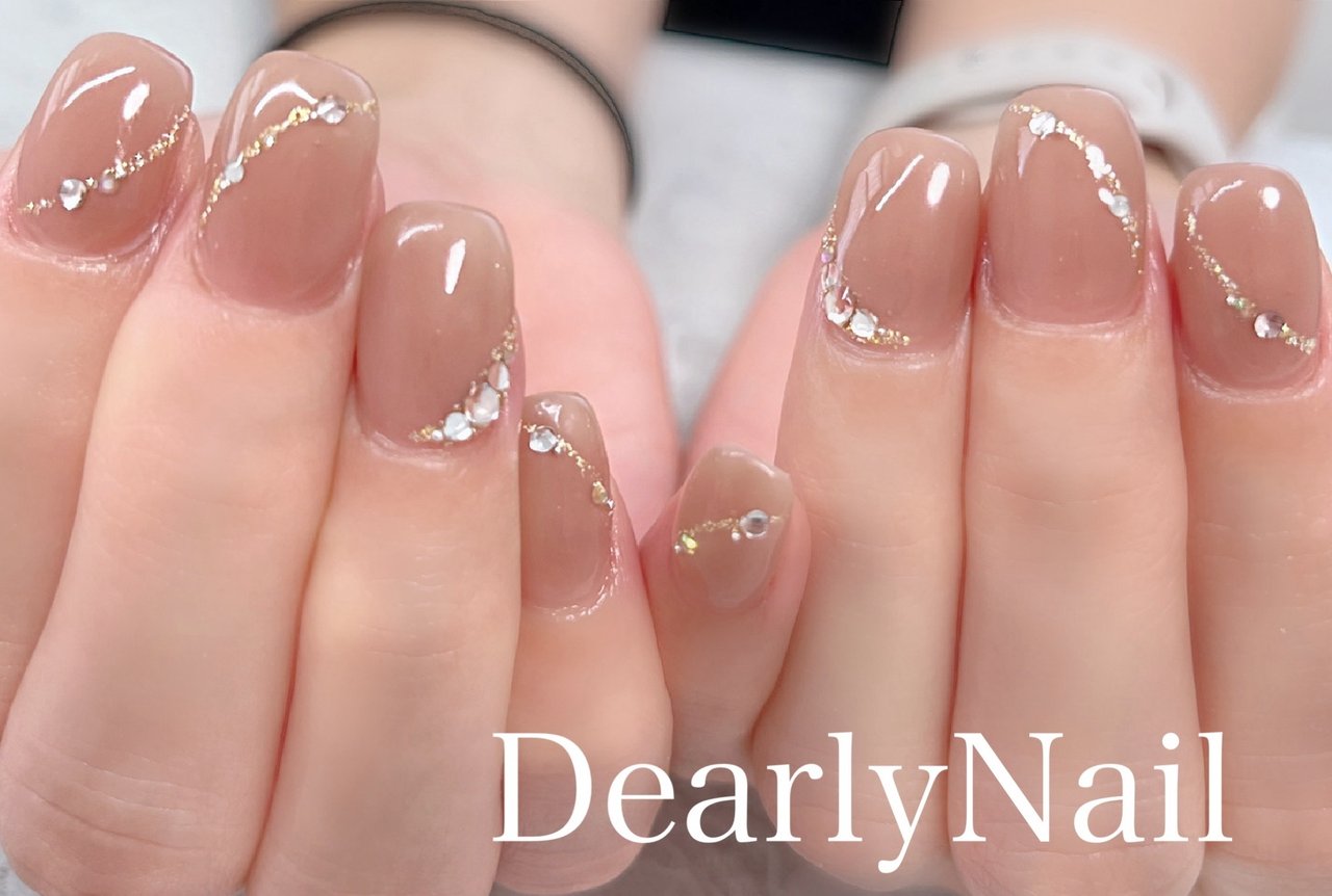 秋/冬/オールシーズン/デート/ハンド - DearlyNailのネイルデザイン[No