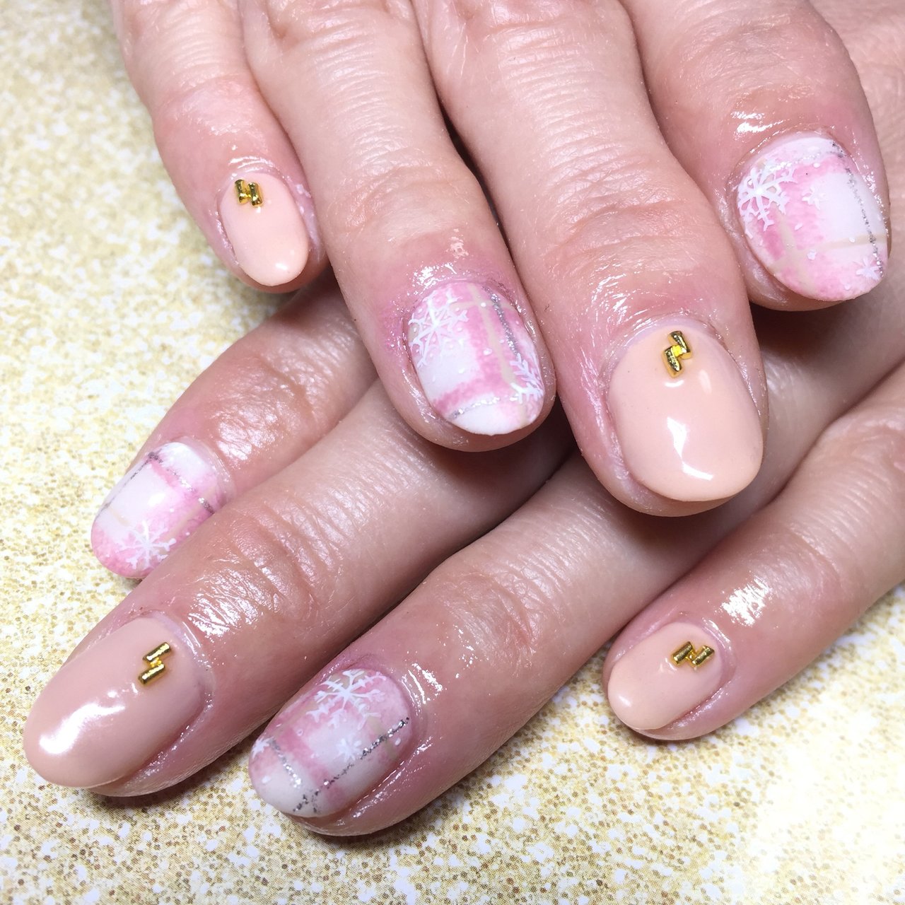 冬 オフィス デート 女子会 ハンド Welinanailのネイルデザイン No ネイルブック