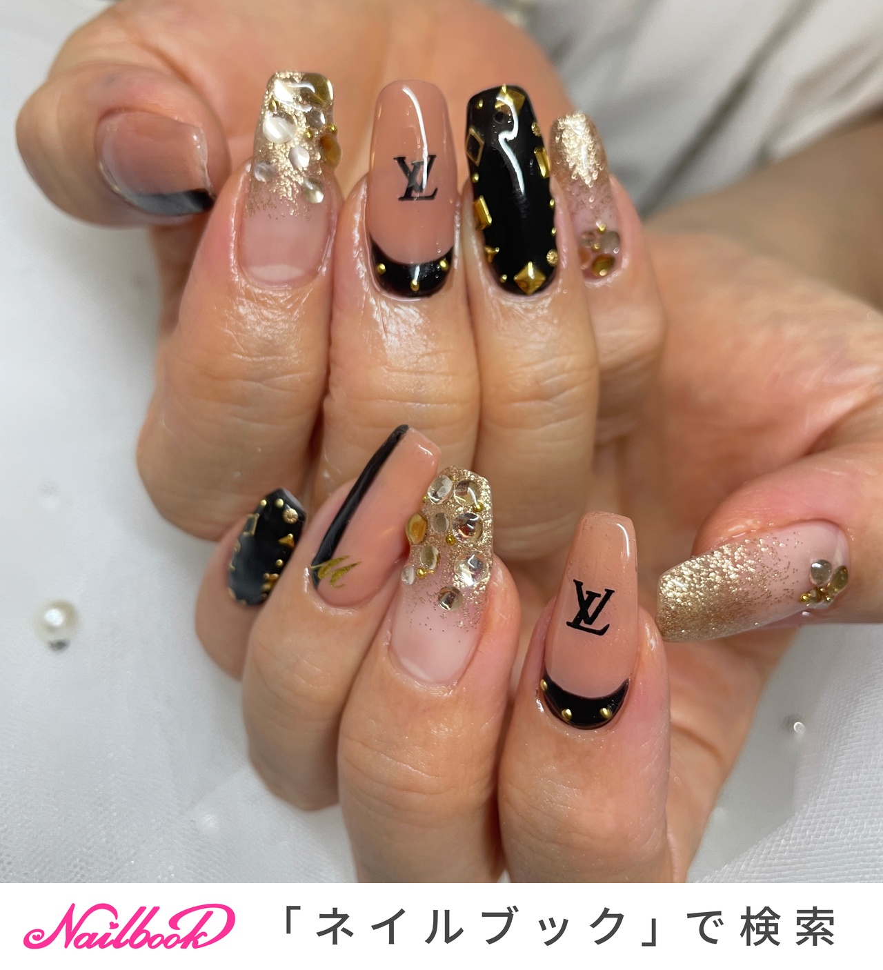 2026年】新着順｜#ルイヴィトンネイルのネイルデザイン｜ネイルブック