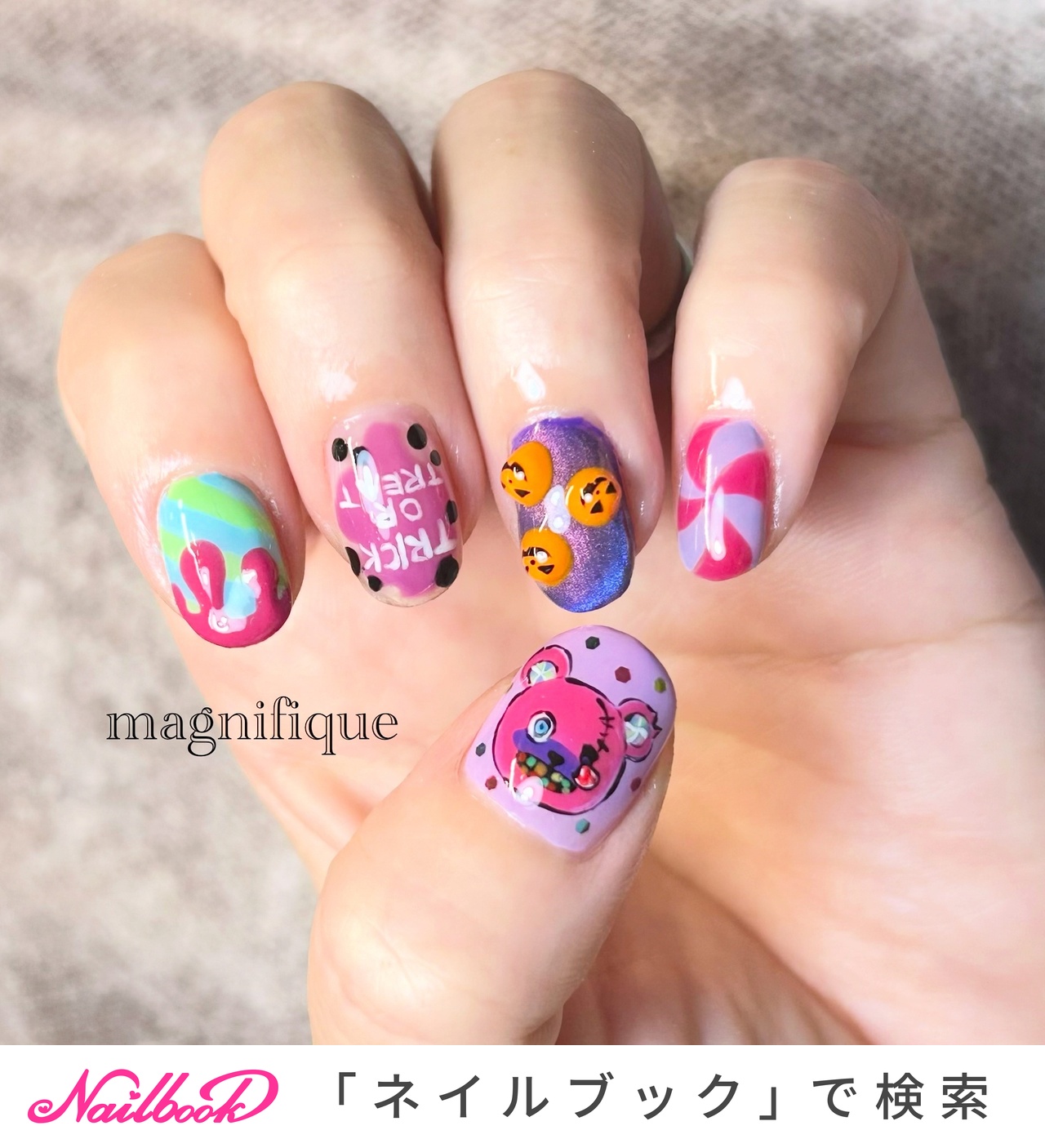 ハミクマキャンディのネイルデザイン｜ネイルブック