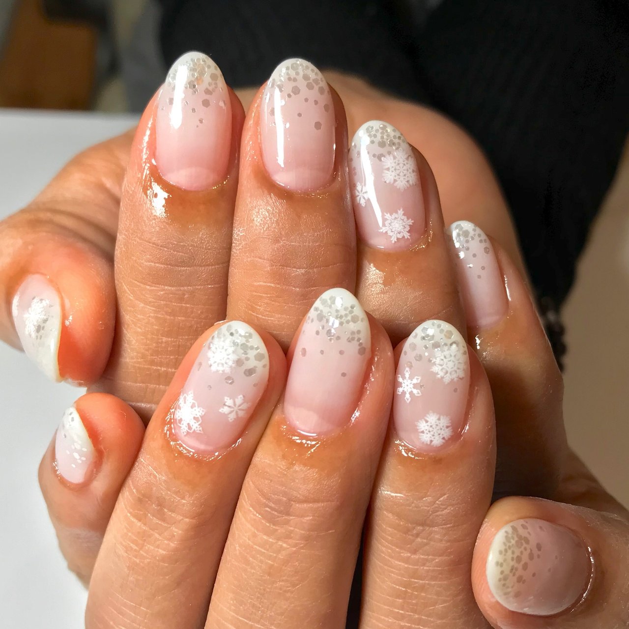 冬 お正月 クリスマス パーティー ハンド Nailsalonfroufrouのネイルデザイン No ネイルブック