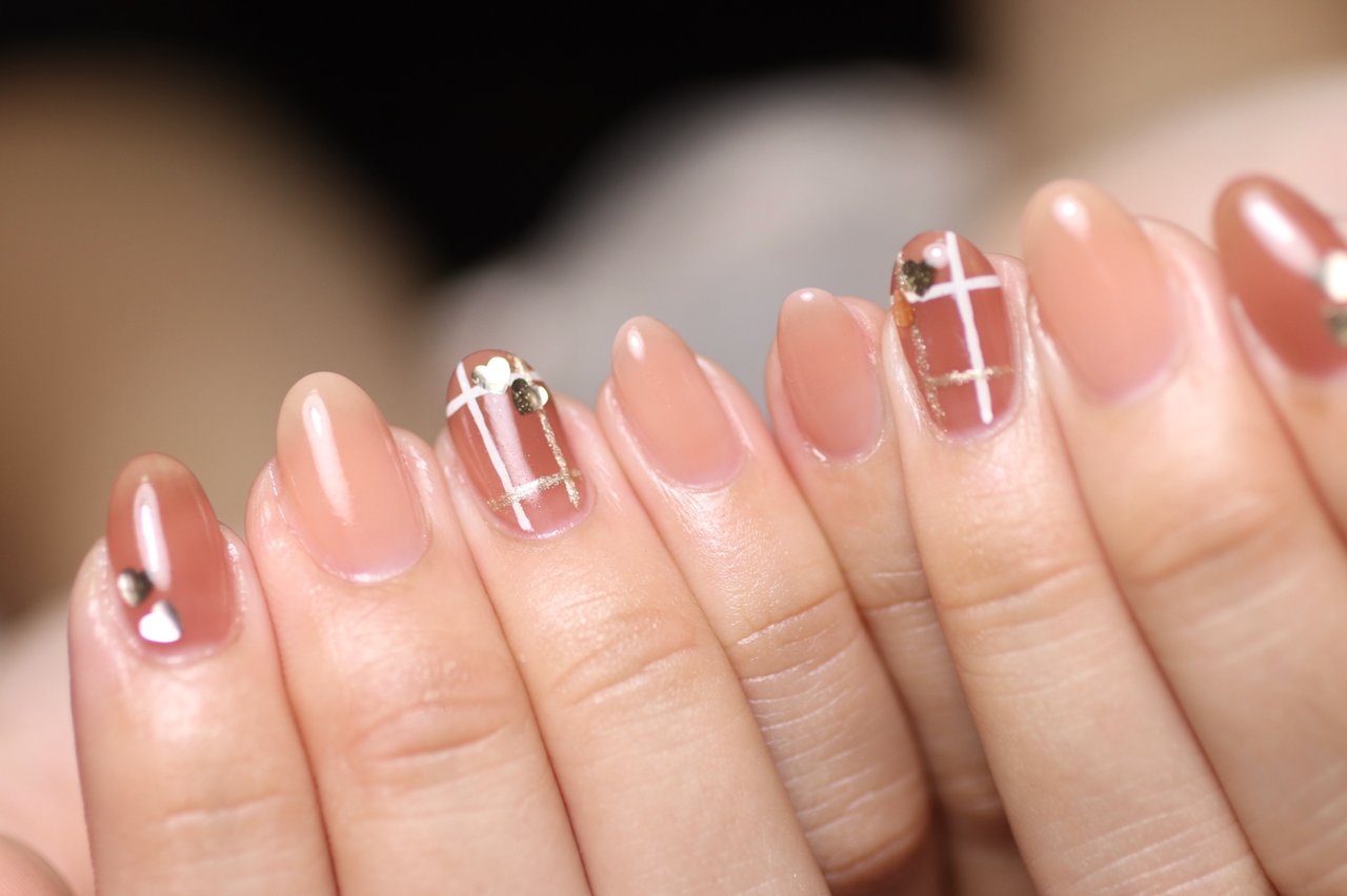 手が綺麗に見えるネイル/秋/冬/クリスマス/ハンド - 西村あやかの