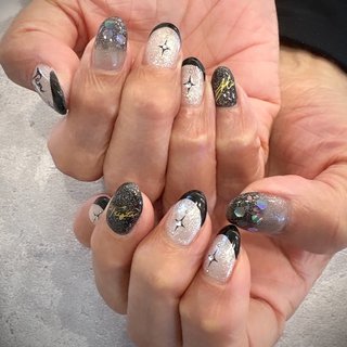 おすすめ順｜フレンチネイル(フレンチ)/#イニシャルのネイルデザイン