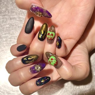 春/ハンド/グラデーション/ジェルネイル - もたふくろうのネイル