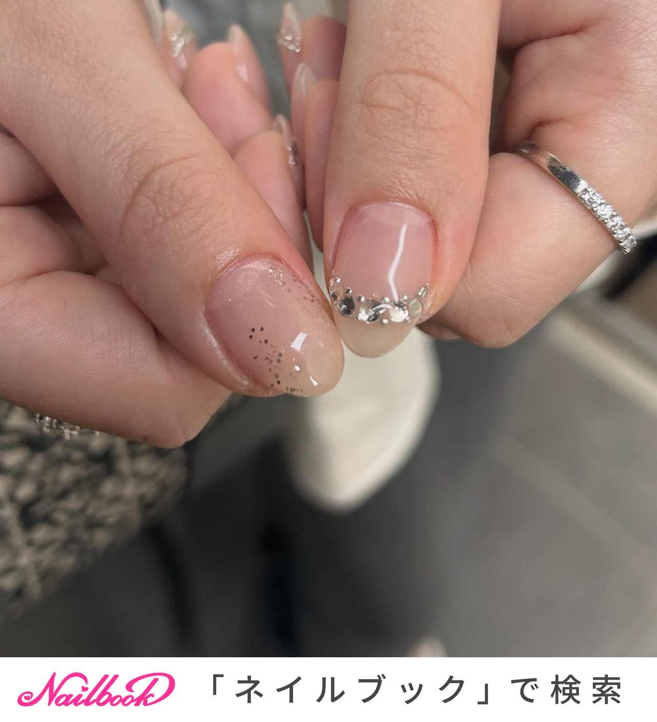 ディズニー　ニュアンス　マグネットネイル　ブライダル　フレンチガーリー　ワンホン ディズニー ニュアンス マグネットネイル ブライダル フレンチガーリー