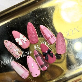 秋/ハンド/フレンチ/リング/ボルドー - 交野市BLUEMOON YUKOのネイル