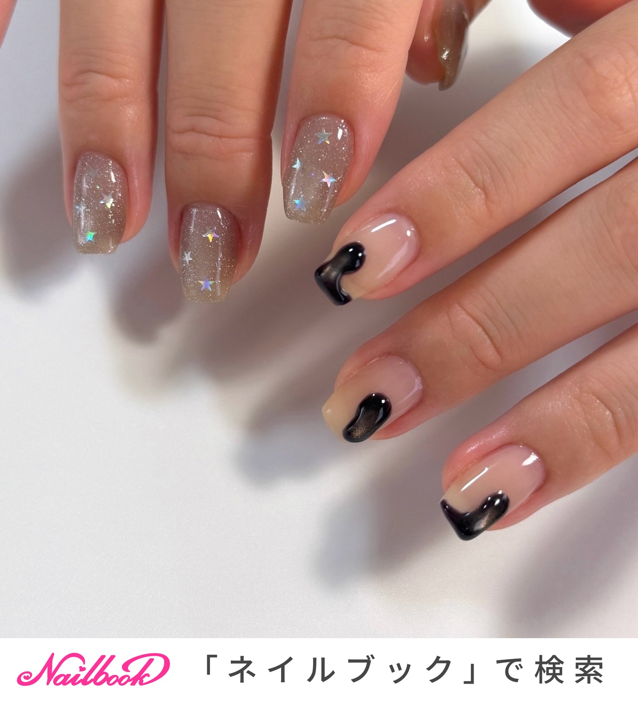 組み合わせのネイルデザイン｜ネイルブック
