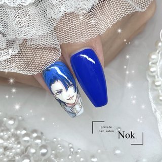 オールシーズン/ハンド/痛ネイル/ロング/スクエアオフ