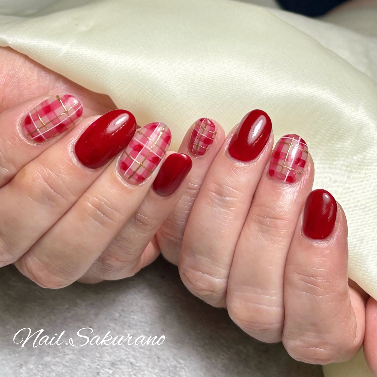 ネイルデザイン 確認用 春/夏/秋/冬/チェック - nail salon さくらののネイルデザイン[No