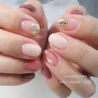 mmちゃん 青色グラデーションデザイン 青ネイル グラデーション | TikTok