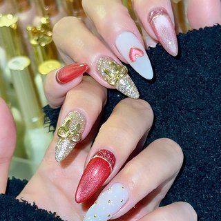 マグネット/ワンホン/ホワイト/クリア/シルバー - M_nailの