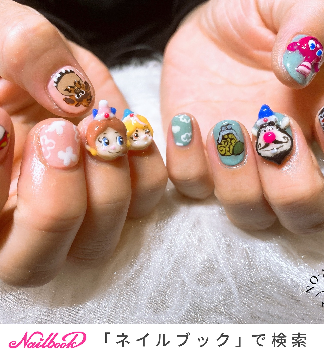 ハクション大魔王のネイルデザイン｜ネイルブック