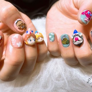 3Dネイルパーツ♡ひめにゃん様 ハクション大魔王のネイルデザイン｜ネイルブック