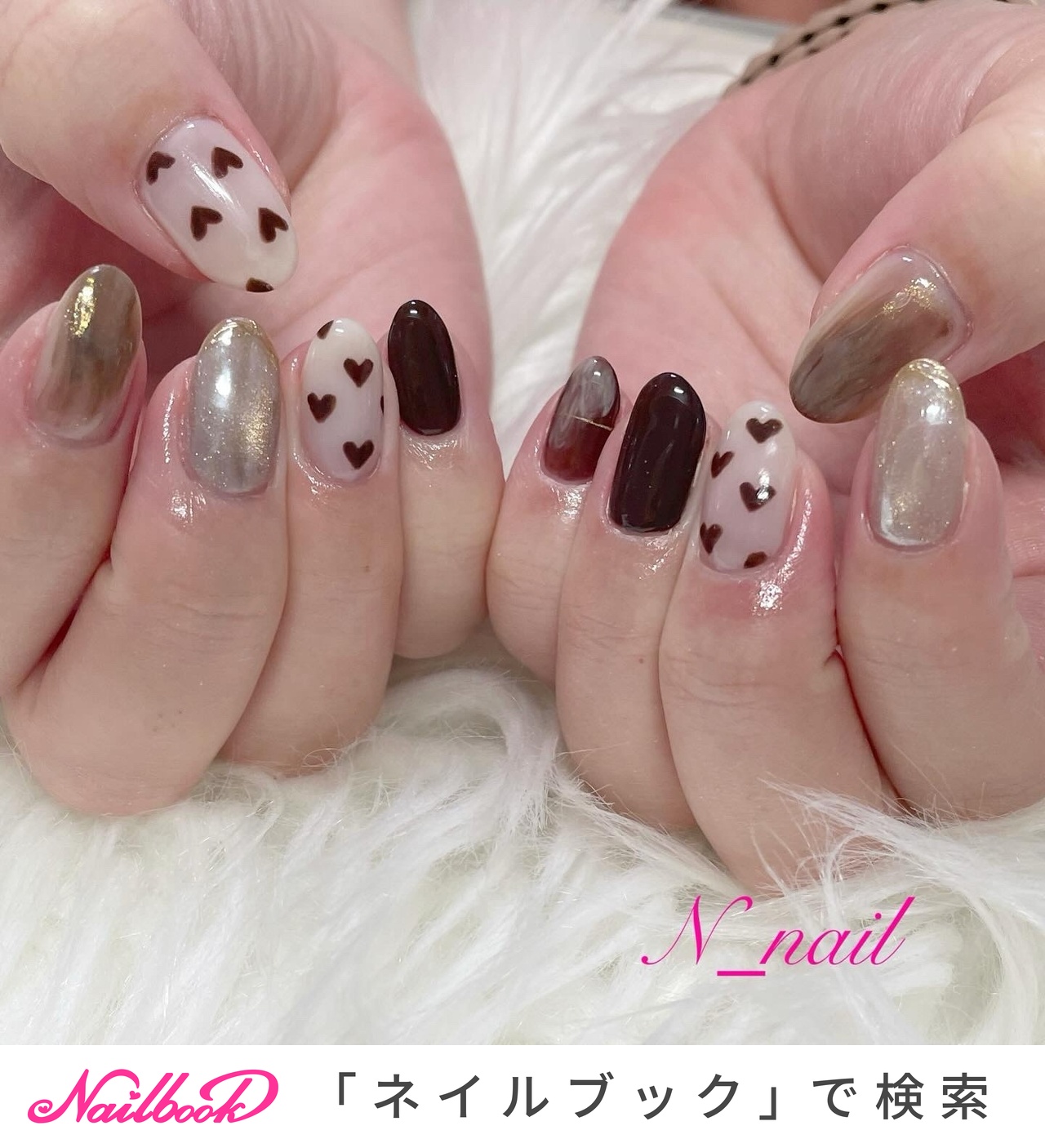 2025年】新着順｜マグネット/ゴールド/6月ネイルのネイルデザイン