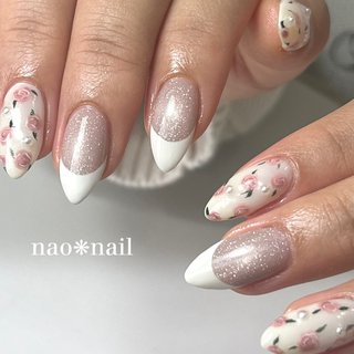 ネイルチップ オーダー フレンチ フラッシュ ボルドー 冬 マグネット
