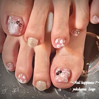 夏/オールシーズン/海/リゾート/フット - Nail Happiness!(ネイル