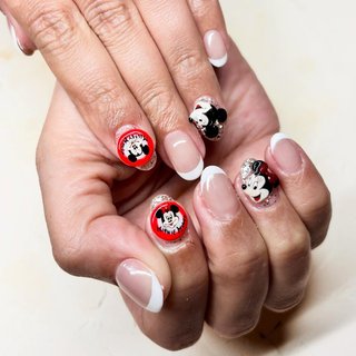 レトロミッキーマウス☆ネイルパーツ レトロミッキーマウス☆ネイル
