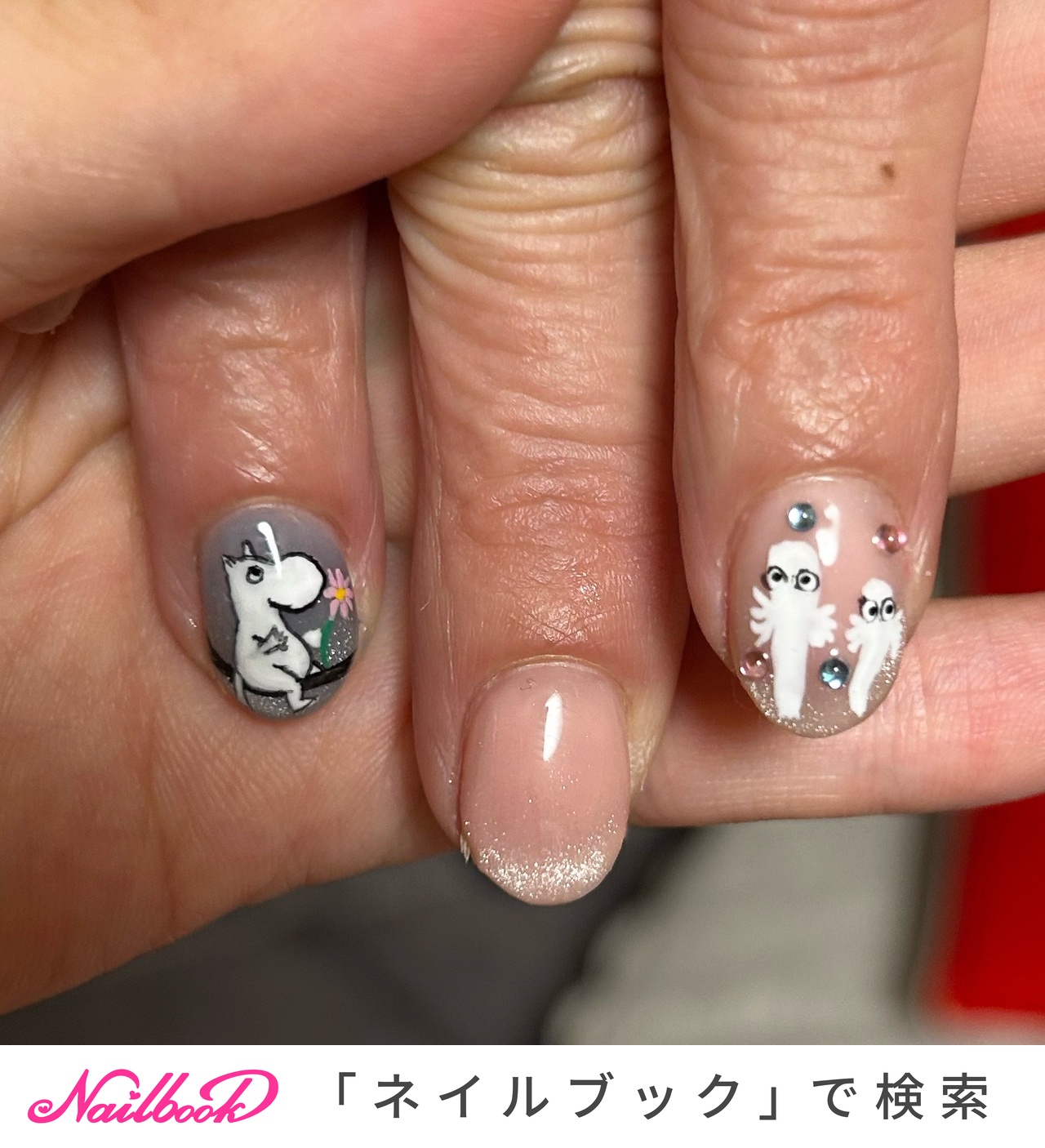ムーミンのネイルデザイン｜ネイルブック