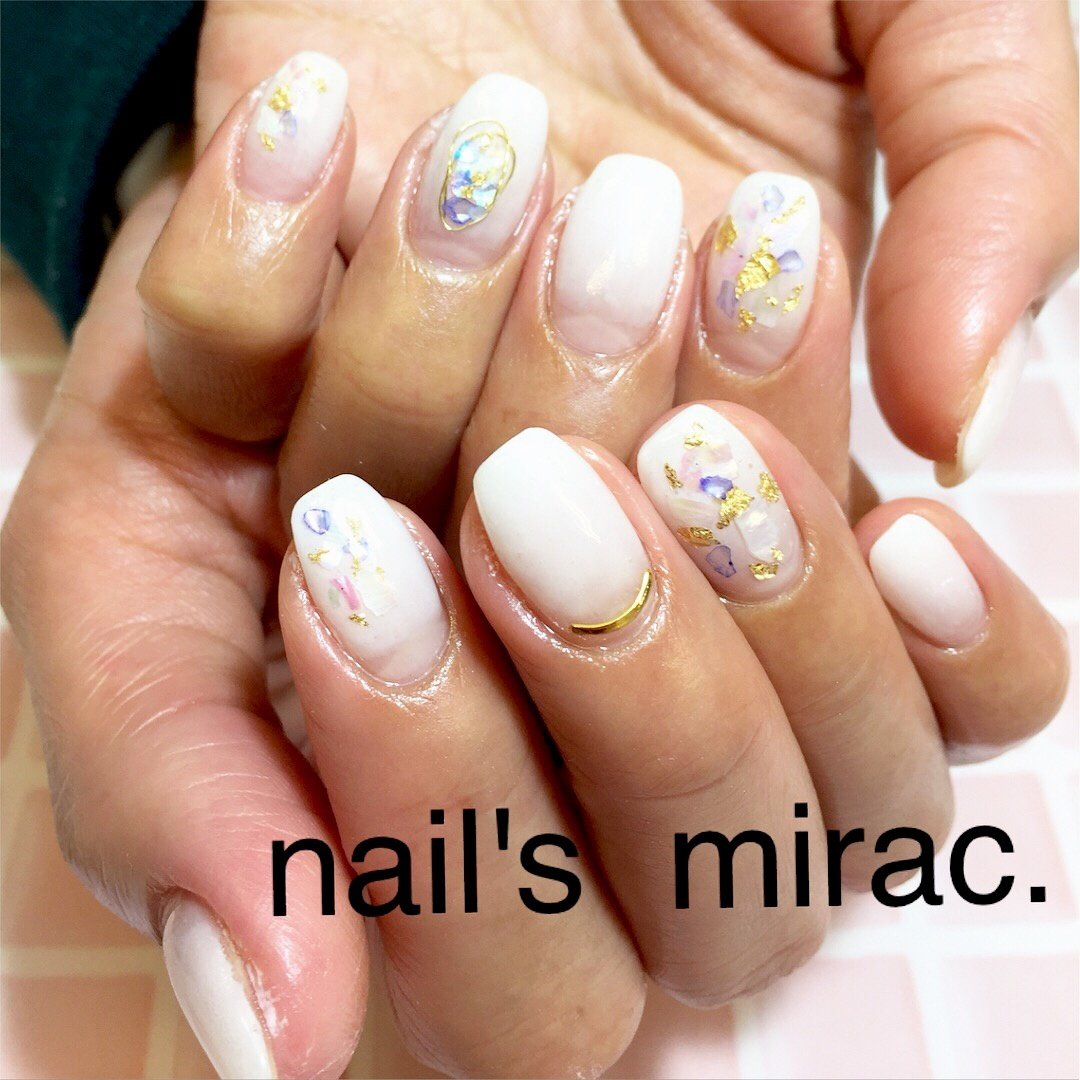 オールシーズン 成人式 ブライダル パーティー ハンド Nail Smirac 林 智子のネイルデザイン No ネイルブック