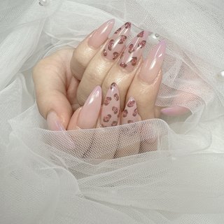 オールシーズン/ハンド/ホワイト/ベージュ/ゴールド - 大曲Hikari Nail