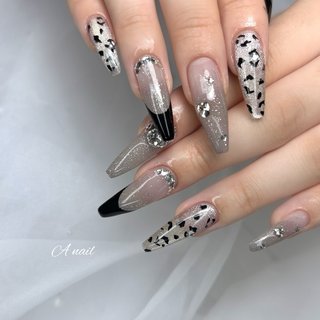 人気順｜フラッシュジェル(フラッシュ)/#ブラックネイル⁣のネイル