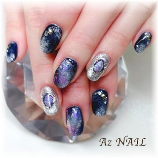 ライブ/推し活/ラメ/痛ネイル/ギャラクシー - Az NAIL ゆき＊のネイル