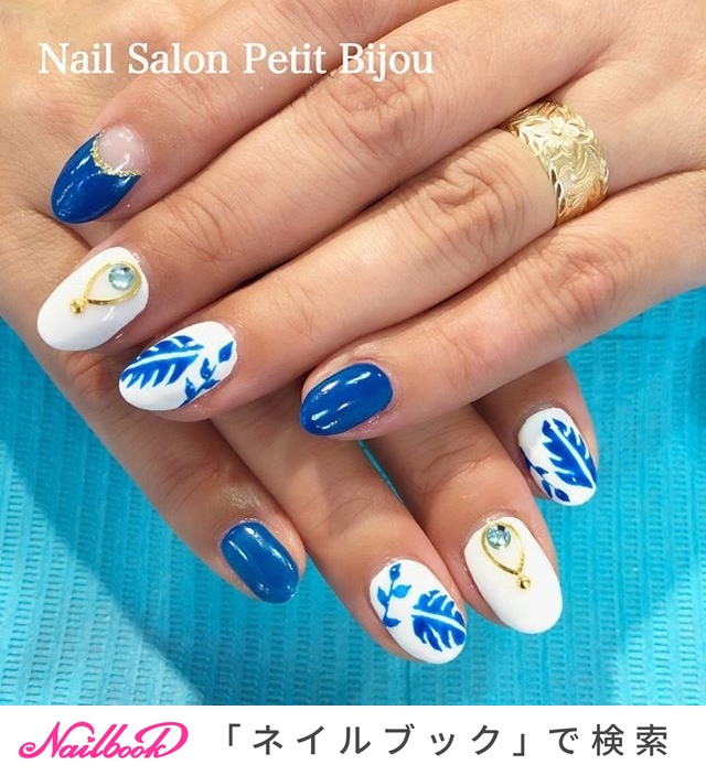 夏 旅行 海 リゾート ハンド Nail Salon Petit Bijouのネイルデザイン No ネイルブック