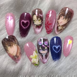 ライブ/推し活/ハンド/痛ネイル/ミラー - 🅂🄰🄺🄺🄾のネイルデザイン