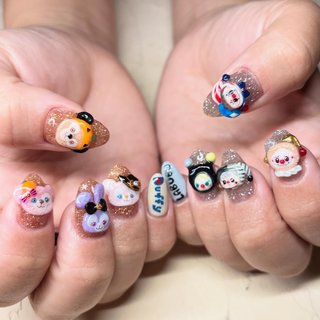 ライブ/推し活/ハンド/3D/ロング - NICHI nail salon & schoolのネイル