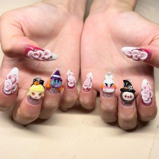 ライブ/推し活/ハンド/3D/ロング - NICHI nail salon & schoolのネイル