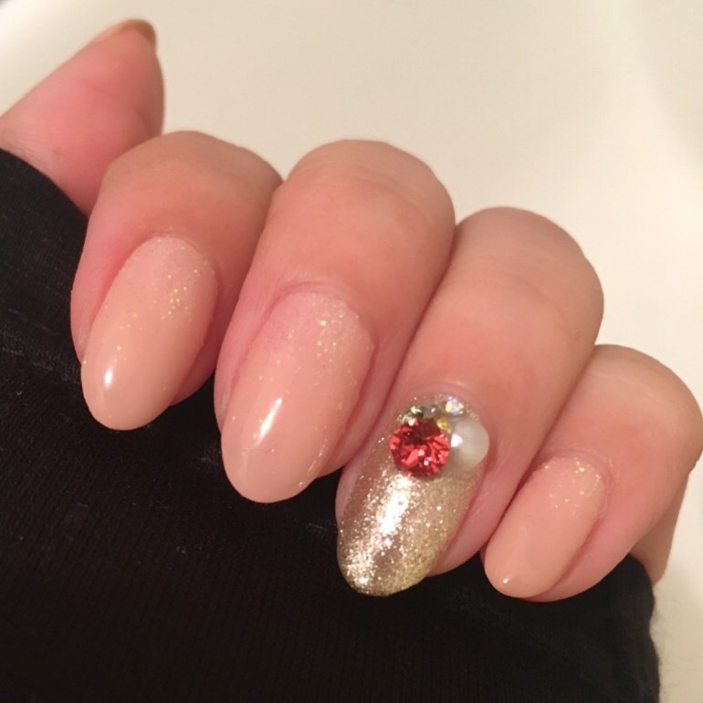 オールシーズン デート ハンド ラメ ワンカラー Miumiu1019のネイルデザイン No ネイルブック