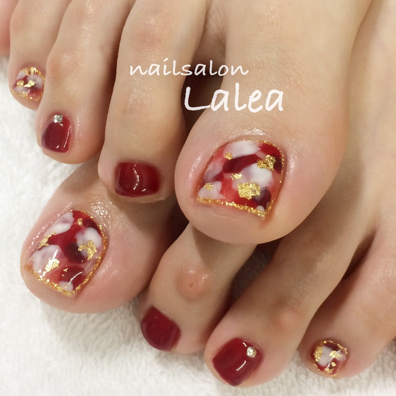 冬 お正月 クリスマス 女子会 フット Nailsalonlalea Nooknailの