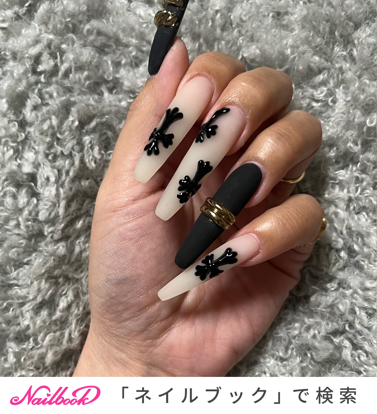 2025年】新着順｜#クロムハーツネイルのネイルデザイン｜ネイルブック