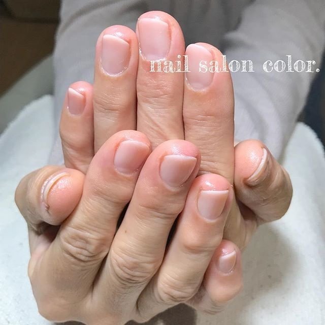 オールシーズン ハンド グラデーション ショート ベージュ Nail Salon Color のネイルデザイン No ネイルブック