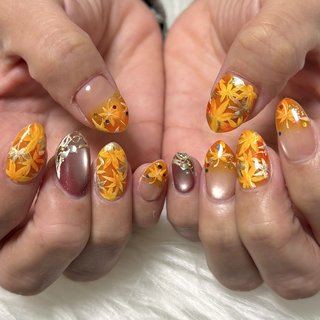 もみじネイルのネイルデザイン｜ネイルブック